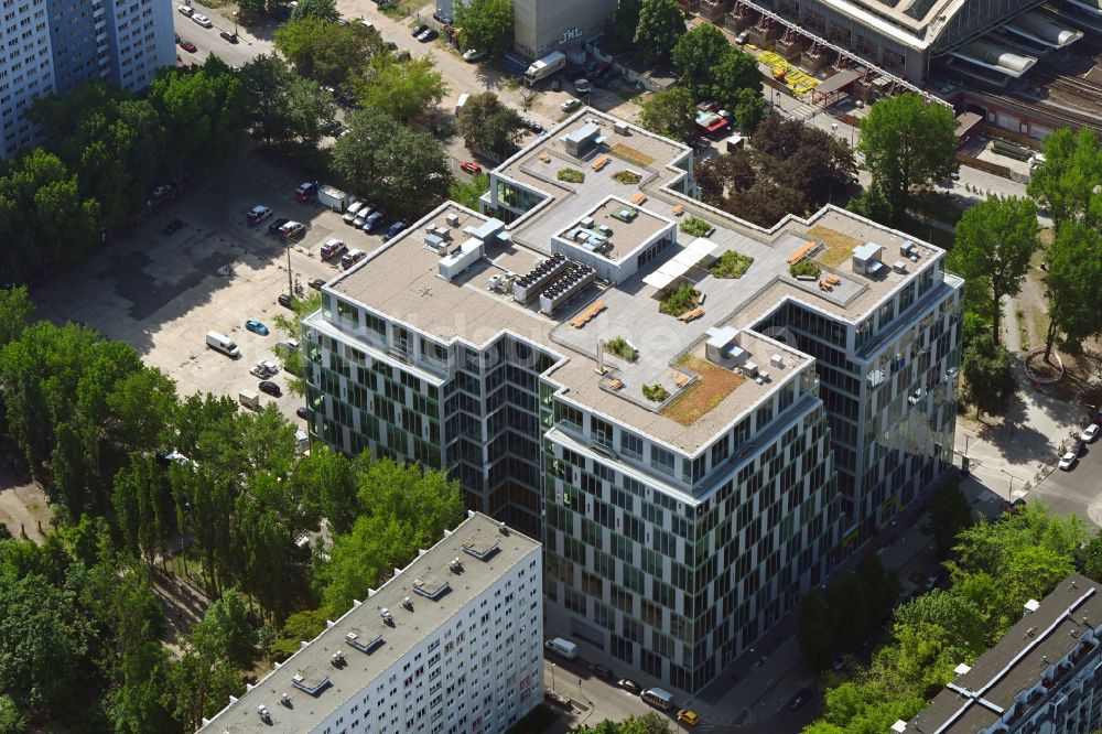 Berlin von oben - Bürogebäude des Geschäftshauses UP!Berlin in Berlin, Deutschland