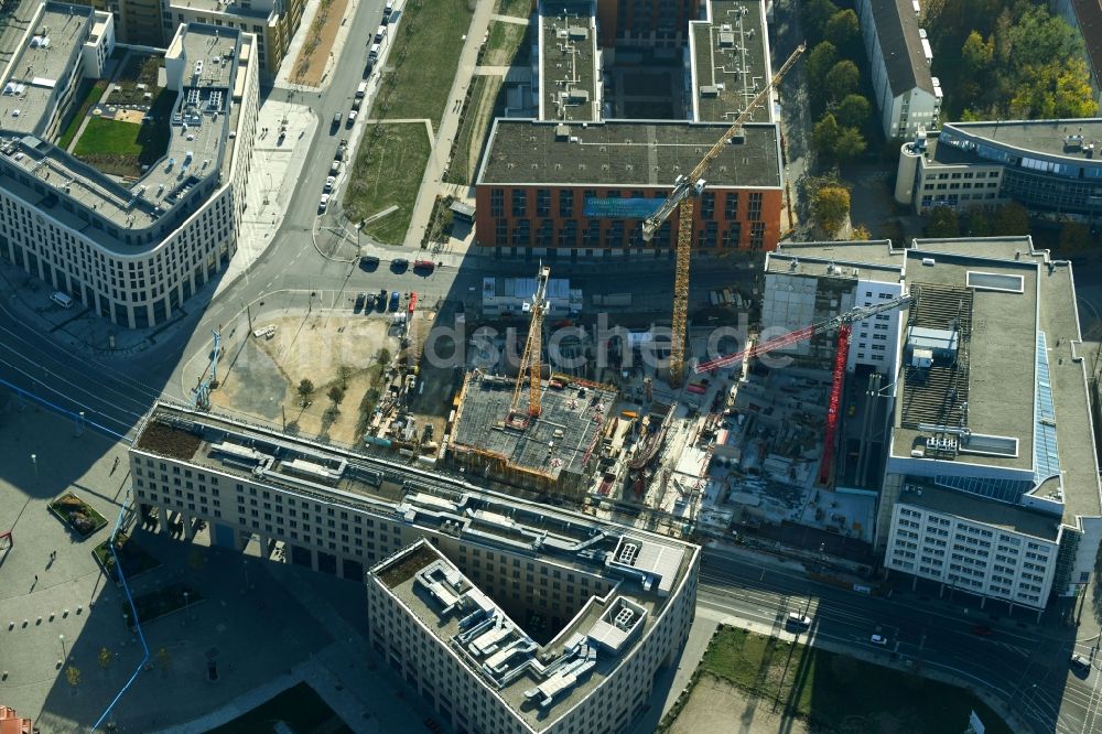 Luftbild Dresden - Bürogebäude des Geschäftshauses VauVau in Dresden im Bundesland Sachsen, Deutschland