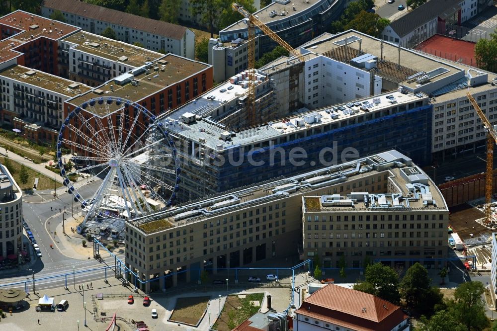 Luftbild Dresden - Bürogebäude des Geschäftshauses VauVau in Dresden im Bundesland Sachsen, Deutschland