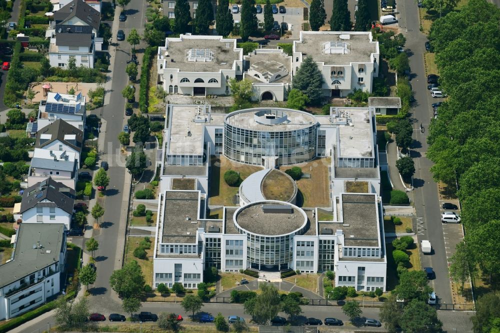 Luftaufnahme Bonn - Bürogebäude des leerstehenden Geschäftshauses im Ortsteil Hochkreuz in Bonn im Bundesland Nordrhein-Westfalen, Deutschland