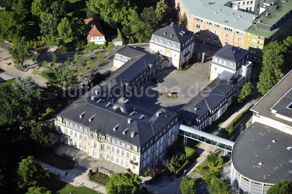 Luftaufnahme Offenbach - Büsing-Palais in Offenbach im Bundesland Hessen