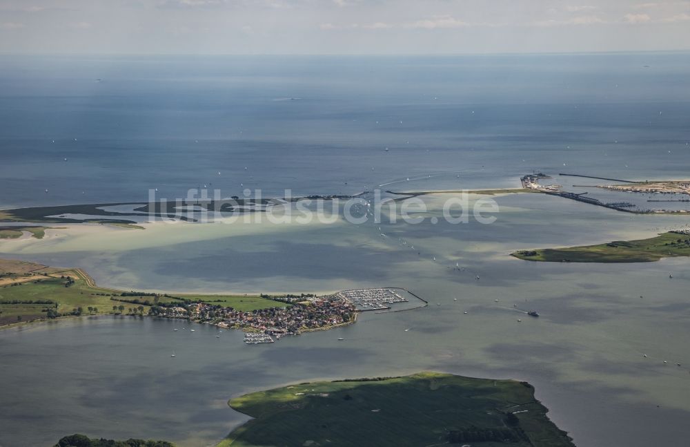 Luftbild Maasholm - Bucht entlang der Meeres- Küste Schlei - Ostsee in Maasholm im Bundesland Schleswig-Holstein, Deutschland