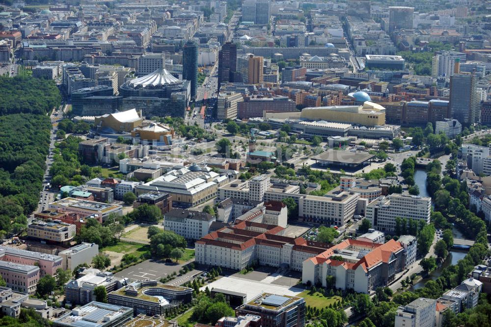 Luftbild Berlin - Bundesministerium der Verteidigung im Bendlerblock in Berlin-Tiergarten