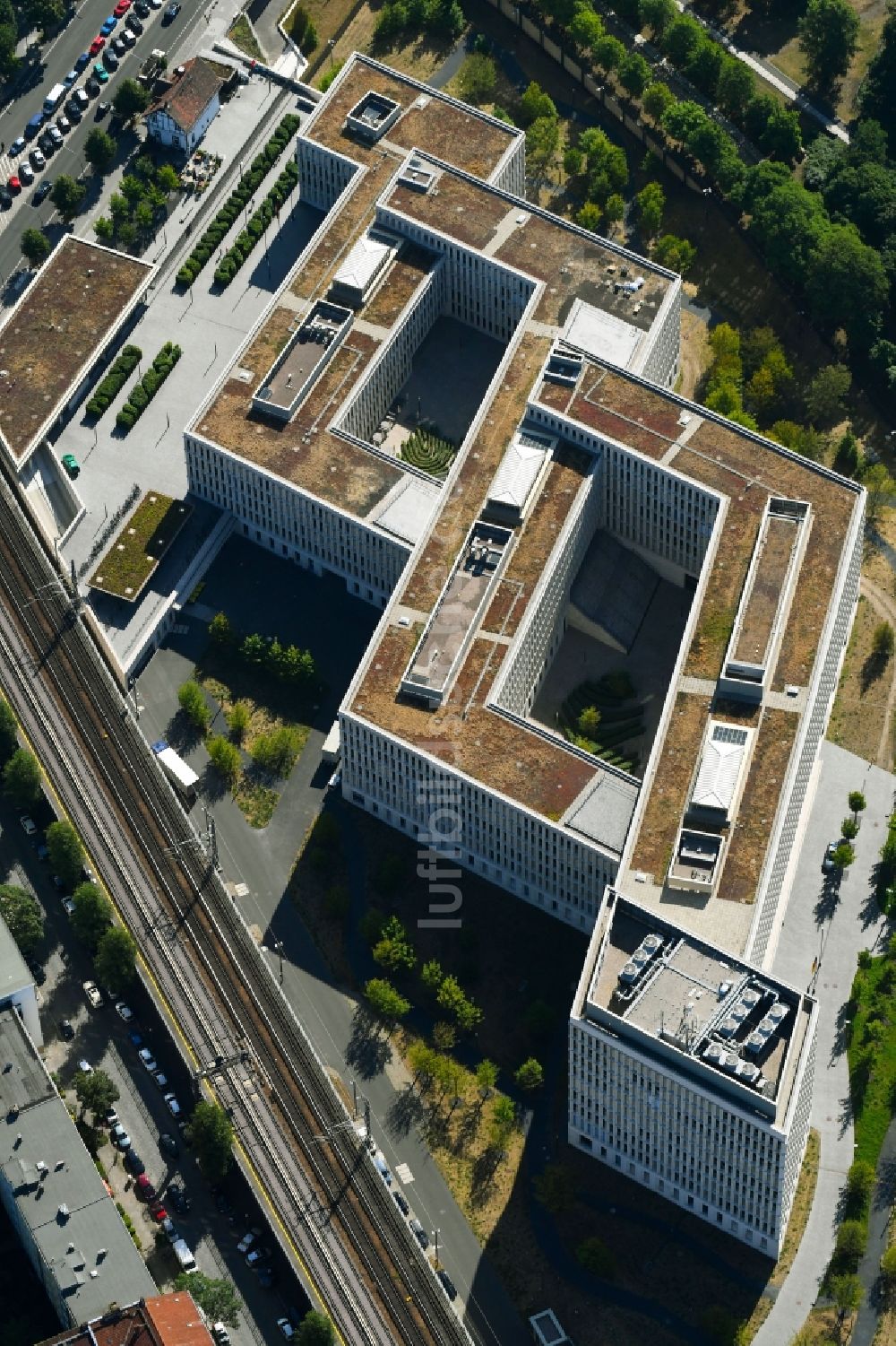 Luftbild Berlin - Bundesministeriums des Innern / Innenministerium in Berlin Moabit