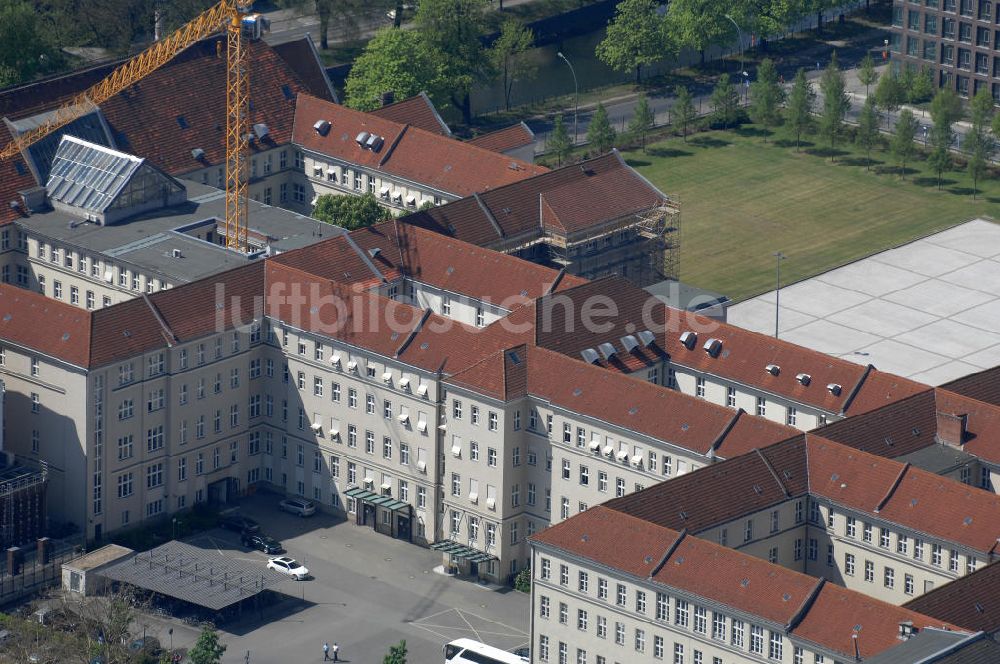 Luftaufnahme Berlin - Bundesministeriums für Verteidigung / Verteidigungsministerium in Berlin - Tiergarten