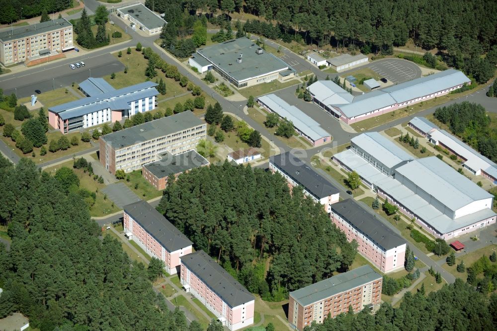 Luftbild Neustrelitz - Bundespolizei Aus- und Fortbildungszentrum in Neustrelitz im Bundesland Mecklenburg-Vorpommern