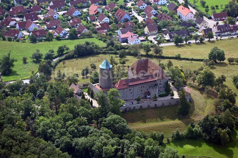 Luftaufnahme Colmberg - Burg Colmberg in Colmberg im Bundesland Bayern, Deutschland