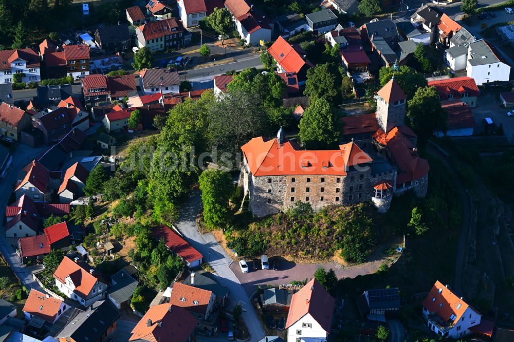 Luftbild Elgersburg - Burg in Elgersburg im Bundesland Thüringen, Deutschland