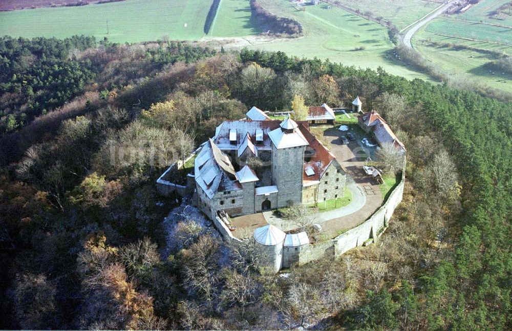 Luftbild Burg 3 Gleichen / Thür. - Burg 3 Gleichen an der A4 zwischen Erfurt und Gotha in Thür