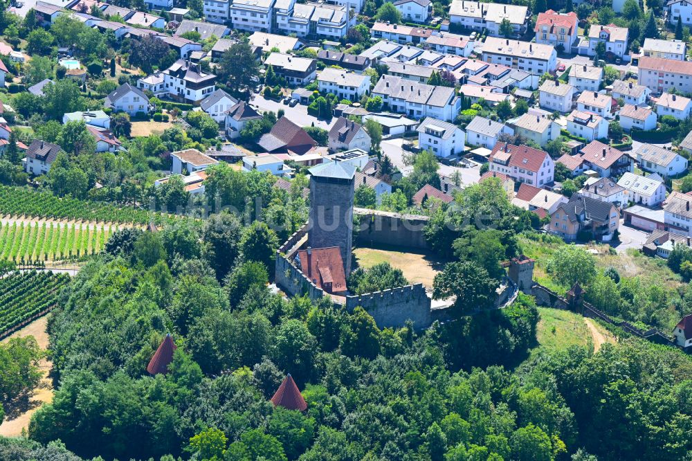Luftbild Hohenbeilstein - Burg Hohenbeilstein in Hohenbeilstein im Bundesland Baden-Württemberg, Deutschland