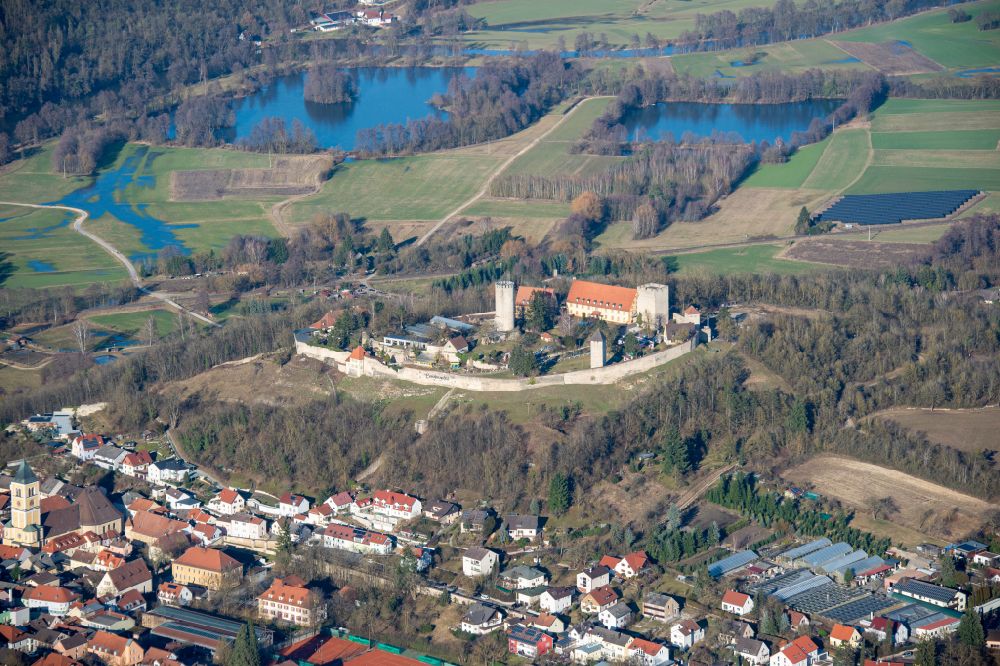 Luftbild Burglengenfeld - Burg Lengenfeld in Burglengenfeld im Bundesland Bayern