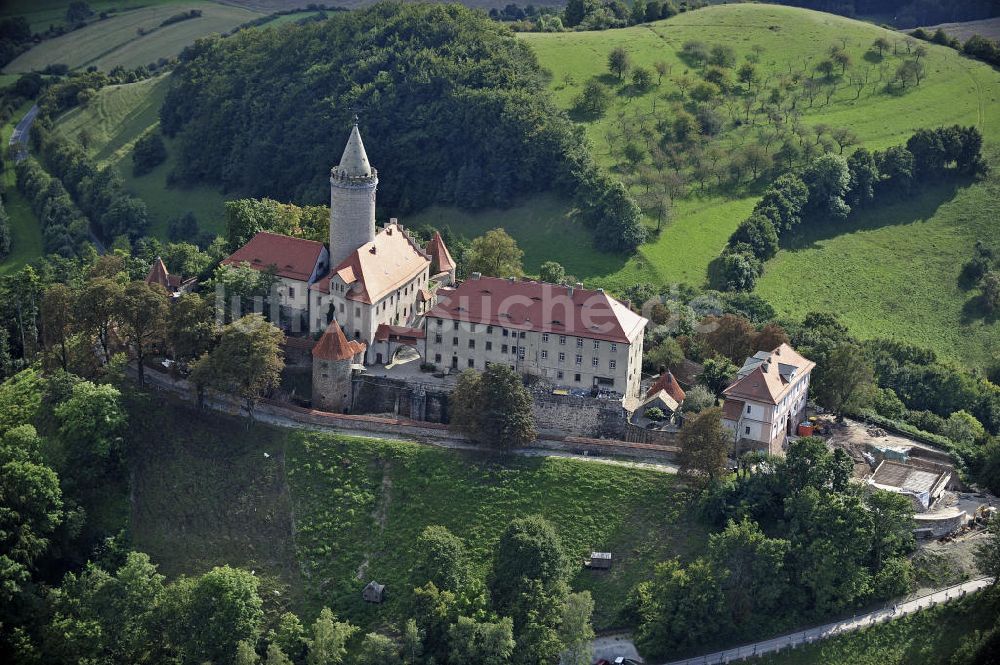 Luftbild Seitenroda - Burg Leuchtenberg