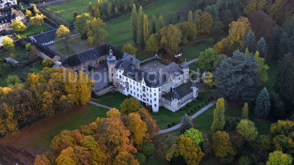 Luftbild Namedy - Burg in Namedy im Bundesland Rheinland-Pfalz, Deutschland