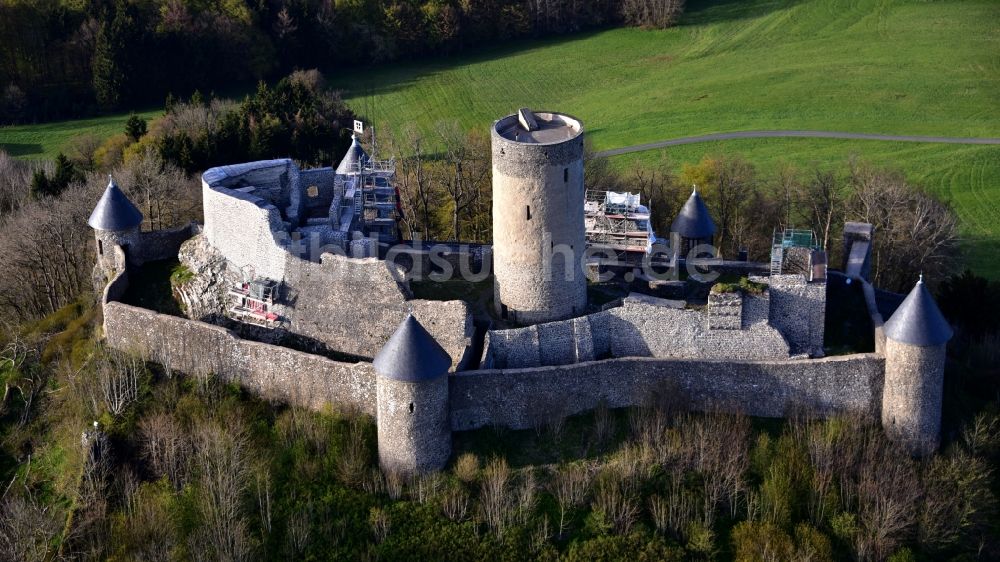 Luftaufnahme Nürburg - Burg Nürburg in Nürburg im Bundesland Rheinland-Pfalz, Deutschland