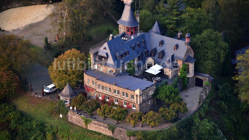 Ockenfels von oben - Burg Ockenfels in Ockenfels im Bundesland Rheinland-Pfalz, Deutschland