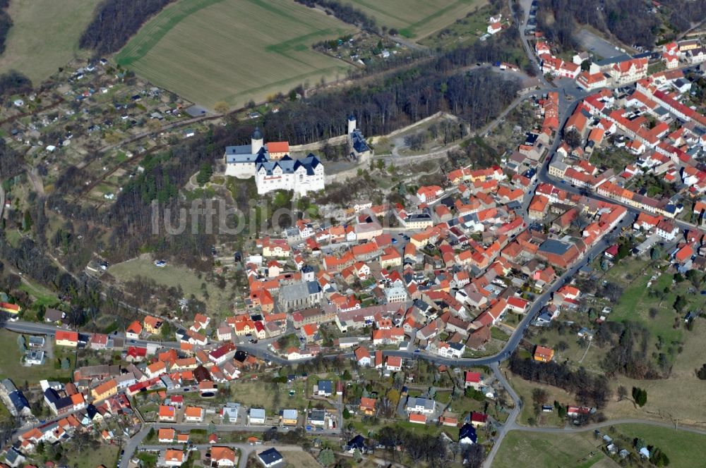 Luftbild Ranis - Burg Ranis in der gleichnamigen Landstadt im Bundesland Thüringen