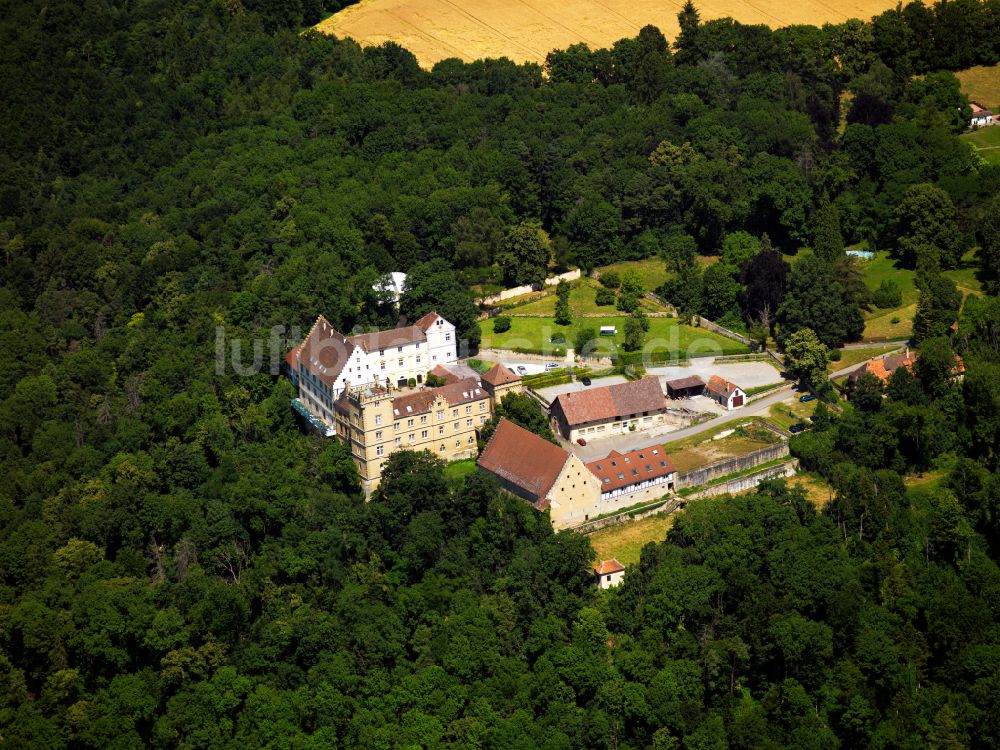 Starzach aus der Vogelperspektive: Burg in Starzach im Bundesland Baden-Württemberg, Deutschland