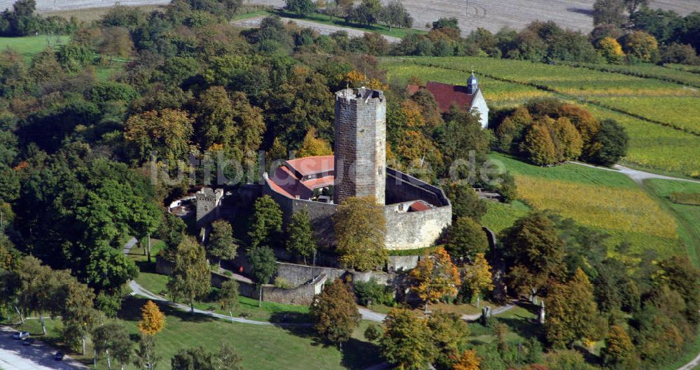 Luftaufnahme Weiler - Burg Steinsberg