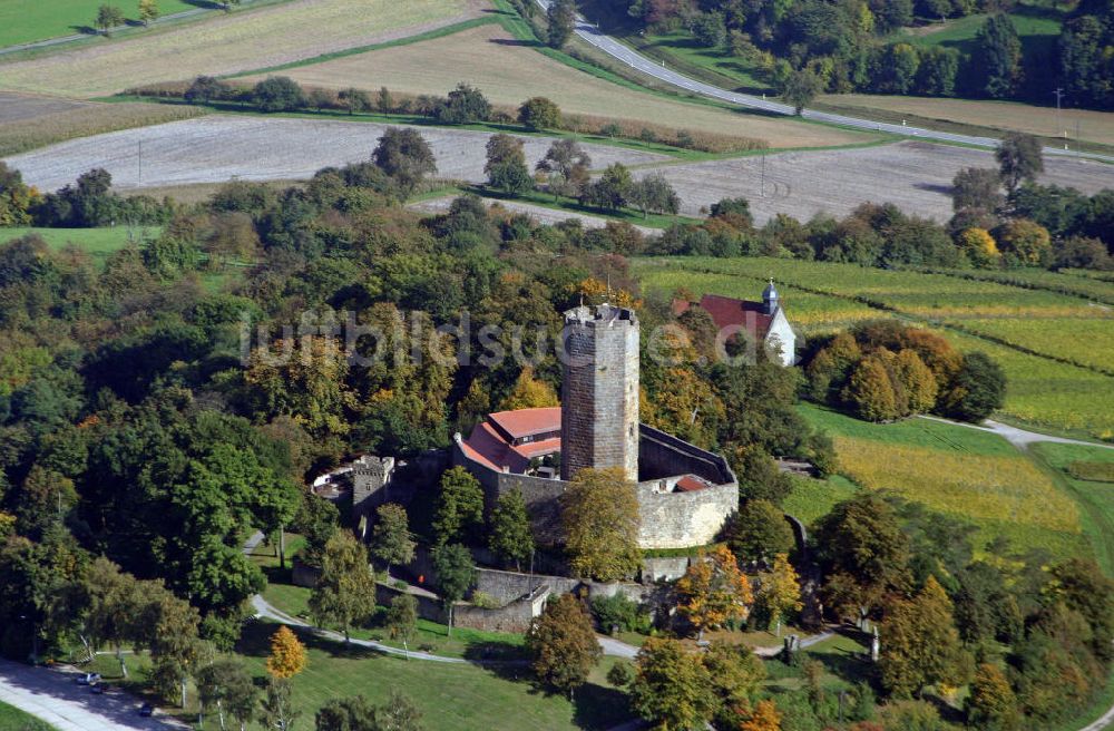 Weiler von oben - Burg Steinsberg