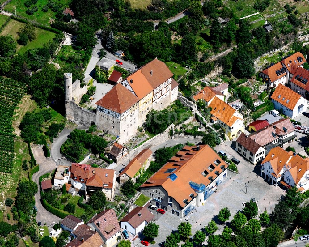 Luftbild Talheim - Burg in Talheim im Bundesland Baden-Württemberg, Deutschland