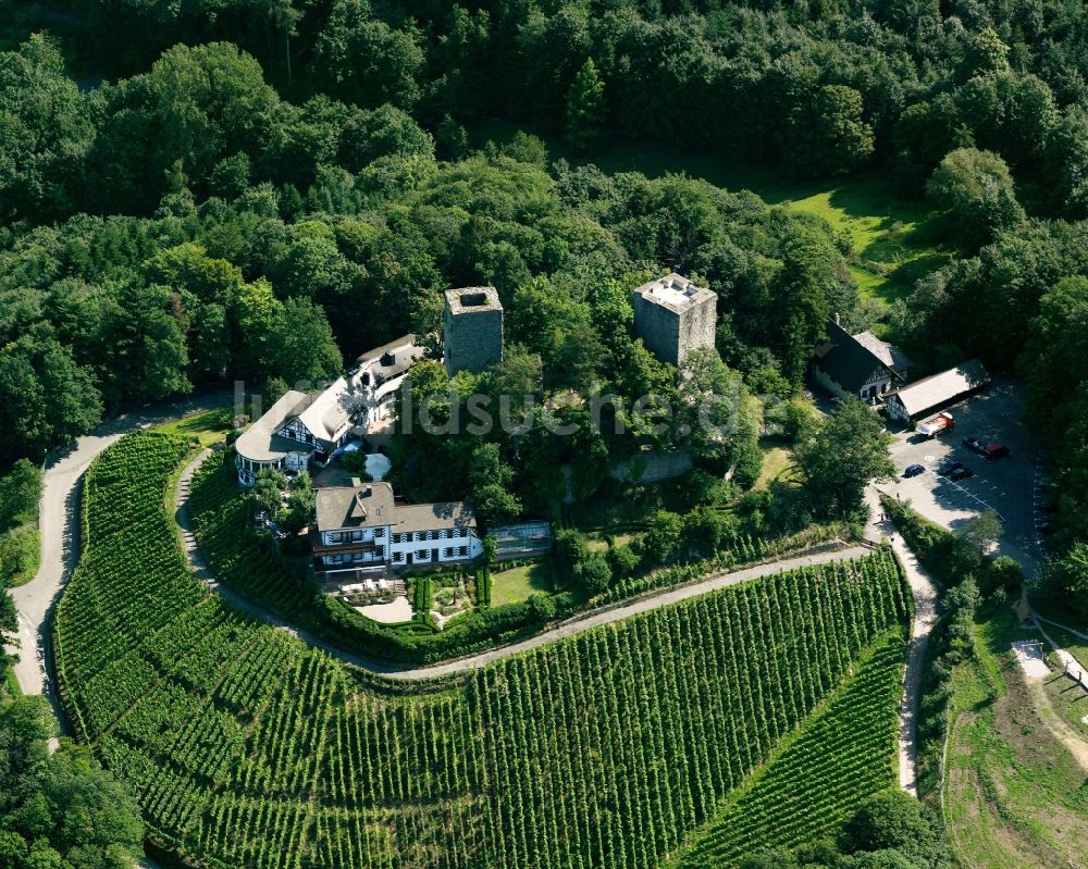 Luftaufnahme Bühl - Burg Windeck im Stadtteil Kappelwindeck in Bühl im Bundesland Baden-Württemberg