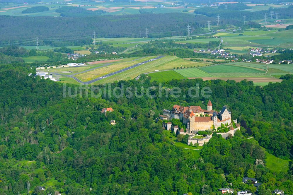 Luftbild Coburg - Burganlage Veste Coburg in Coburg im Bundesland Bayern, Deutschland