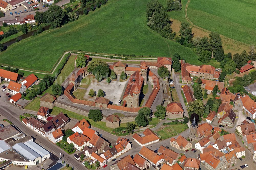 Luftbild Lichtenau - Burganlage der Veste in Lichtenau im Bundesland Bayern, Deutschland