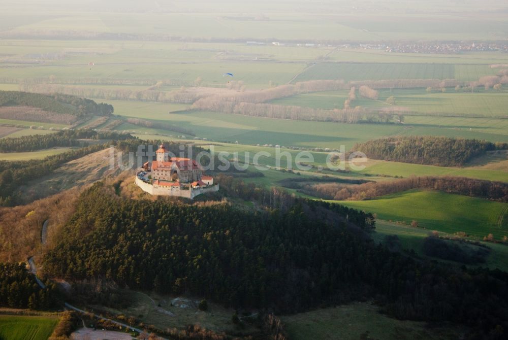 Luftaufnahme Amt Wachsenburg - Burganlage der Veste Wachsenburg in Amt Wachsenburg im Bundesland Thüringen