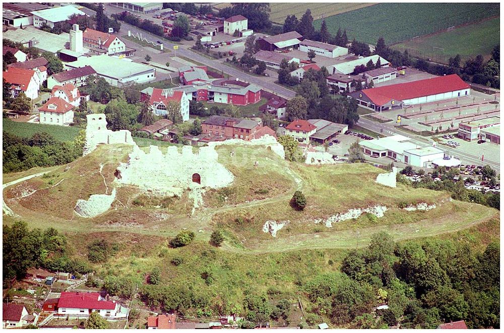 Luftbild Bopfingen - Burgruine Flochberg