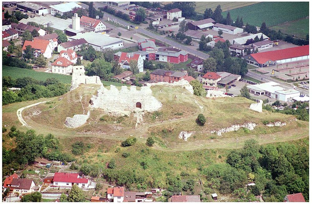Luftaufnahme Bopfingen - Burgruine Flochberg