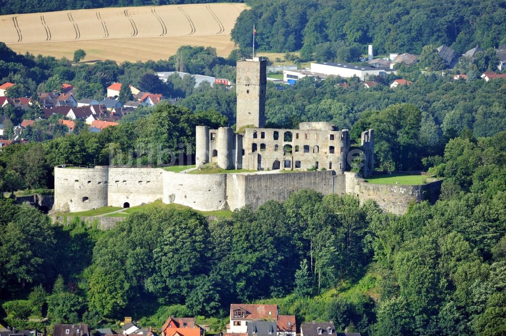 Luftbild Königstein im Taunus - Burgruine Königstein im Taunus im Bundesland Hessen, Deutschland