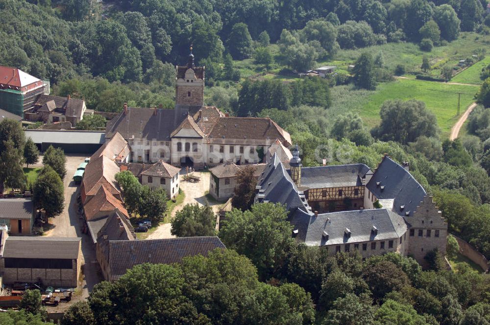 Luftbild Allstedt - Burgschloss Allstedt