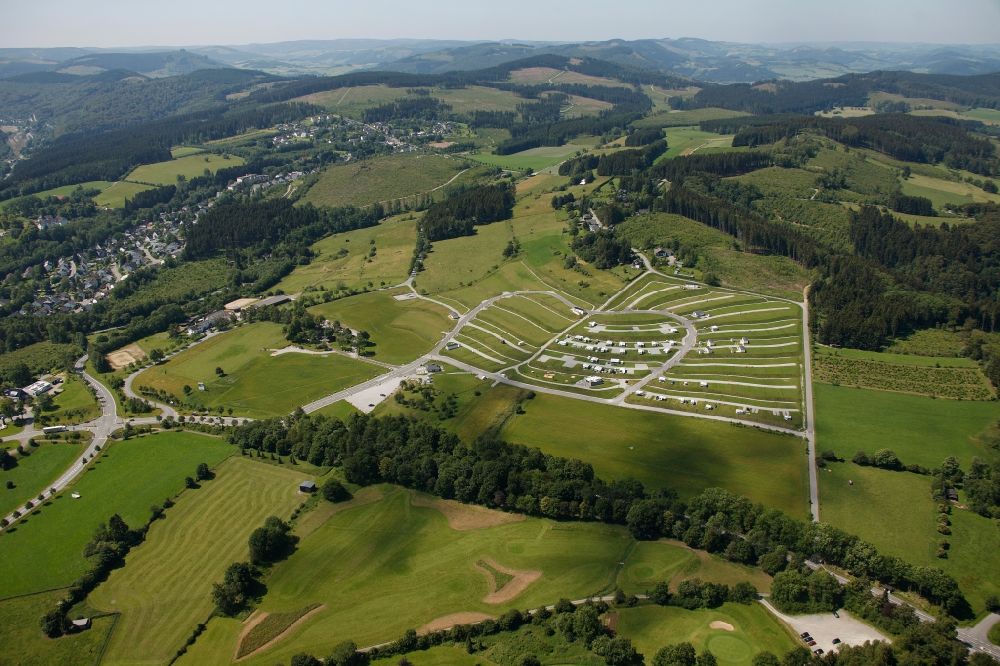 Luftaufnahme Brilon - Camping und Ferienpark Brilon im Bundesland Nordrhein-Westfalen