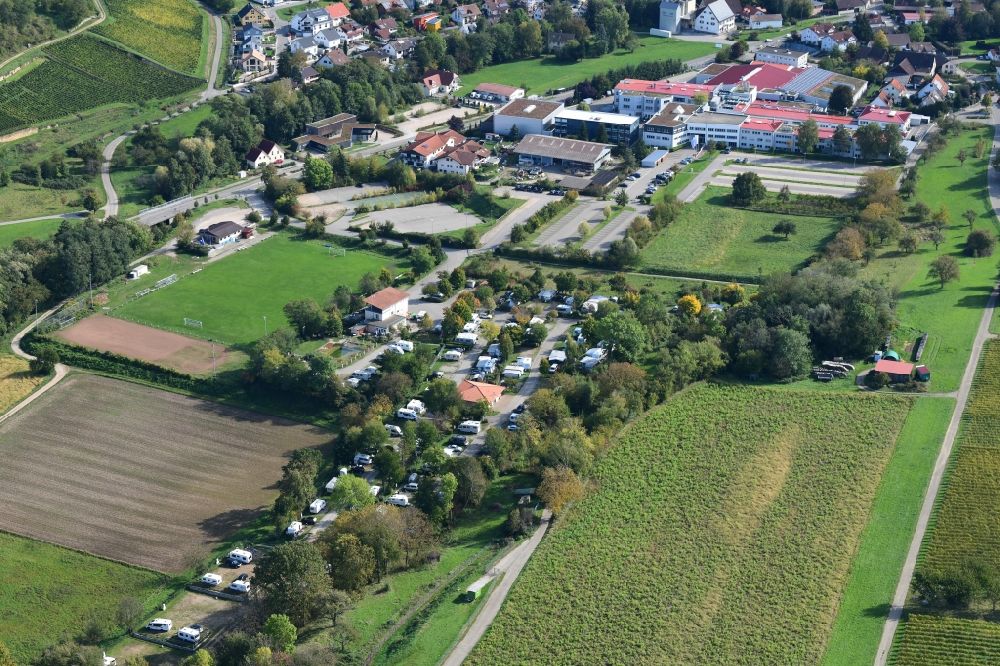 Luftaufnahme Sulzburg - Campingplatz Sulzbachtalam Ortsrand von Sulzburg im Bundesland Baden-Württemberg, Deutschland
