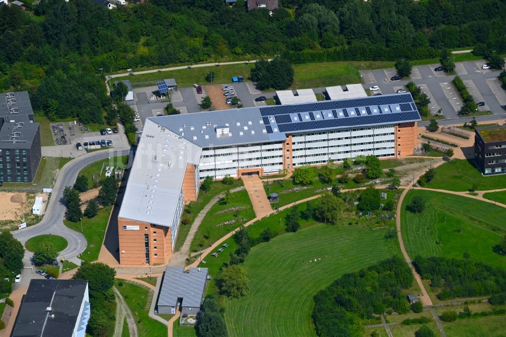 Luftbild Flensburg - Campus- Gebäude der Universität EUF Europa-Universität Flensburg in Flensburg im Bundesland Schleswig-Holstein, Deutschland