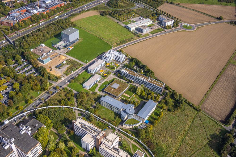 Luftaufnahme Dortmund - Campus- Gebäude der Fachhochschule Dortmund im Ortsteil Barop in Dortmund im Bundesland Nordrhein-Westfalen, Deutschland