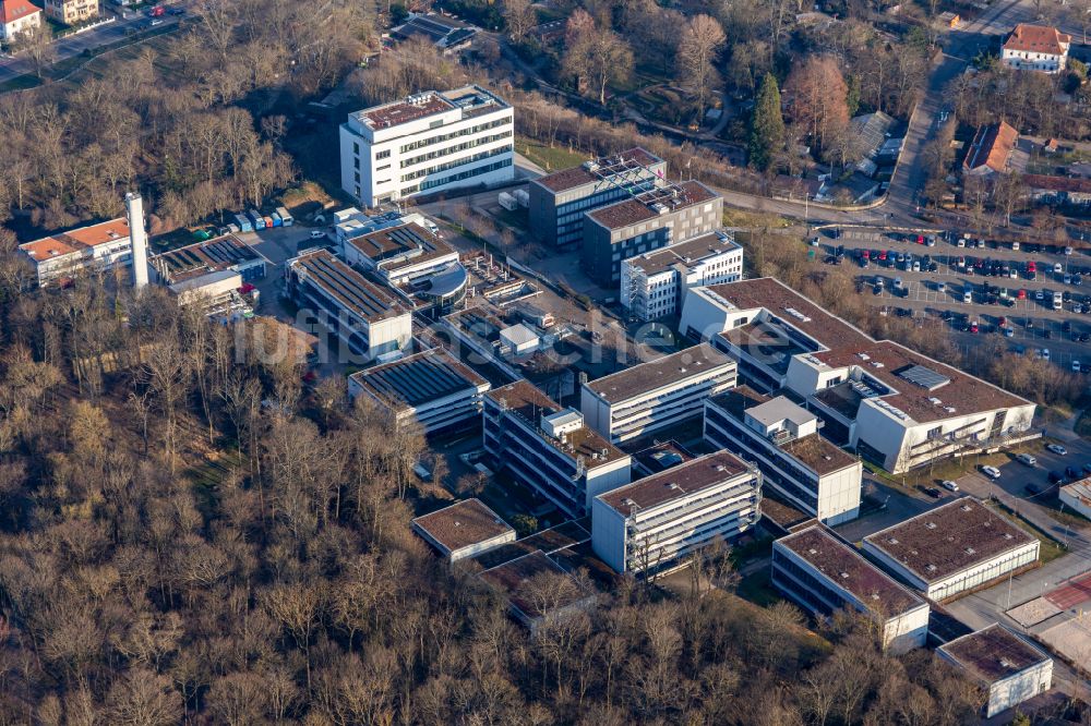 Luftbild Landau in der Pfalz - Campus- Gebäude der Rheinland-Pfälzischen Technischen Universität (RPTU) in Landau in Landau in der Pfalz im Bundesland Rheinland-Pfalz, Deutschland