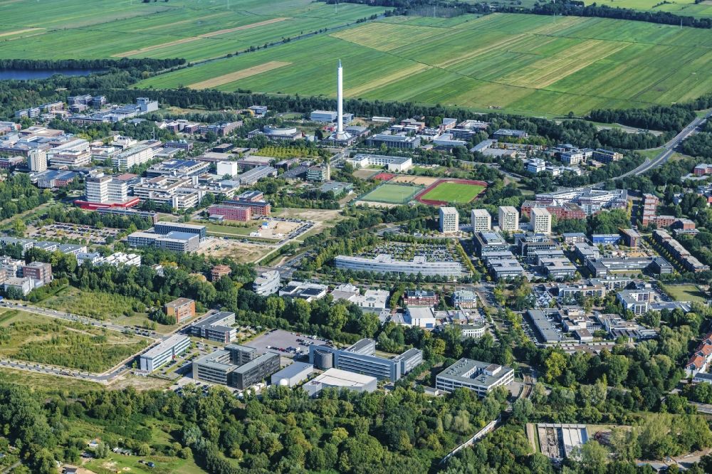 Luftaufnahme Bremen - Campus- Gebäude der Universität Bremen im Ortsteil Lehe in Bremen, Deutschland