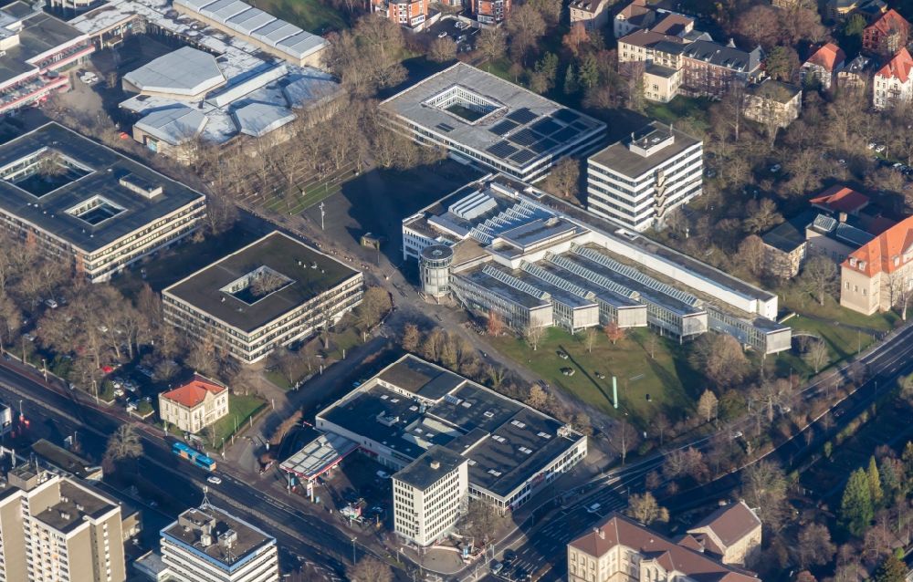 Luftaufnahme Göttingen - Campus- Gebäude der Universität Georg-August-Universität in Göttingen im Bundesland Niedersachsen, Deutschland