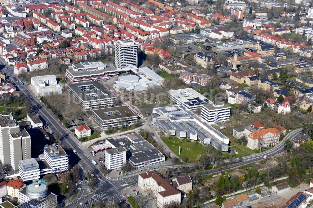 Luftaufnahme Göttingen - Campus- Gebäude der Universität Goerg-August-Universität in Göttingen im Bundesland Niedersachsen, Deutschland