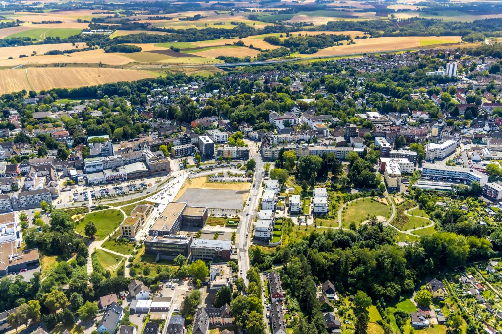 Luftbild Heiligenhaus - Campus- Gebäude der Universität Grüner Campus Velbert / Heiligenhaus der Hochschule Bochum in Heiligenhaus im Bundesland Nordrhein-Westfalen, Deutschland
