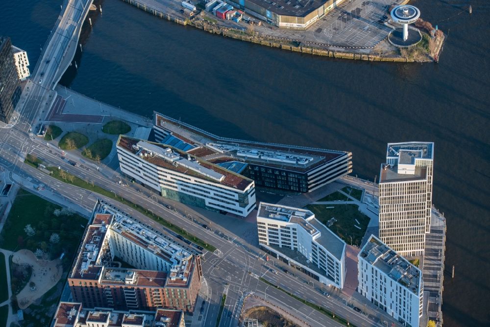 Hamburg aus der Vogelperspektive: Campus- Gebäude der Universität HafenCity Universität Hamburg in Hamburg, Deutschland