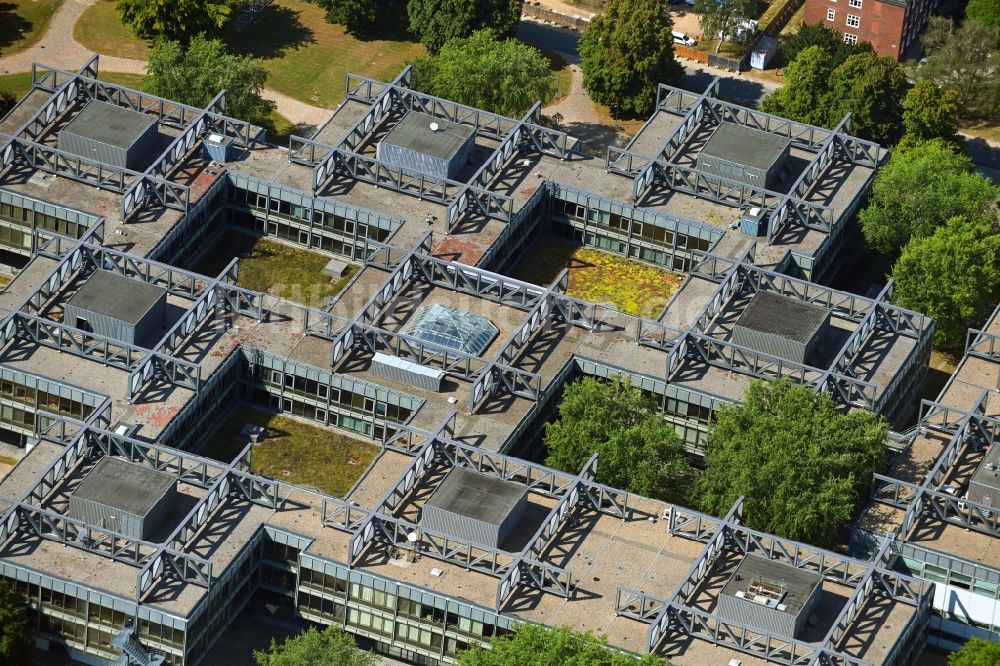 Luftbild Hamburg - Campus- Gebäude der Universität der Helmut-Schmidt-Universität der Bundeswehr Hamburg in Hamburg, Deutschland
