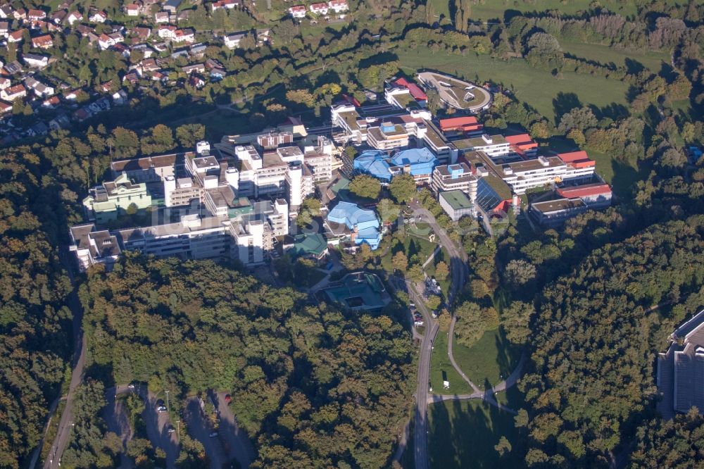 Luftbild Konstanz - Campus- Gebäude der Universität Konstanz im Ortsteil Egg in Konstanz im Bundesland Baden-Württemberg, Deutschland