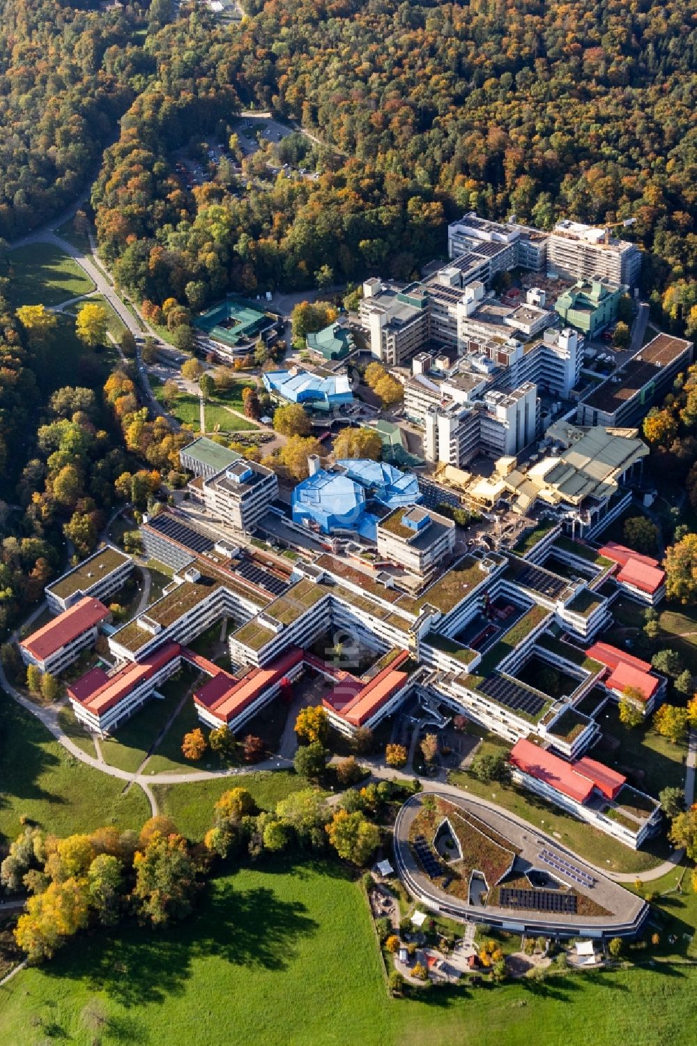 Luftaufnahme Konstanz - Campus- Gebäude der Universität Konstanz im Ortsteil Egg in Konstanz im Bundesland Baden-Württemberg, Deutschland