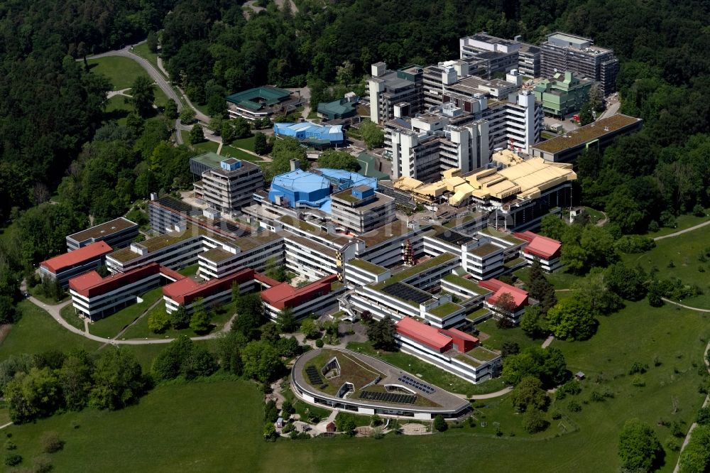 Konstanz von oben - Campus- Gebäude der Universität Konstanz im Ortsteil Egg in Konstanz im Bundesland Baden-Württemberg, Deutschland