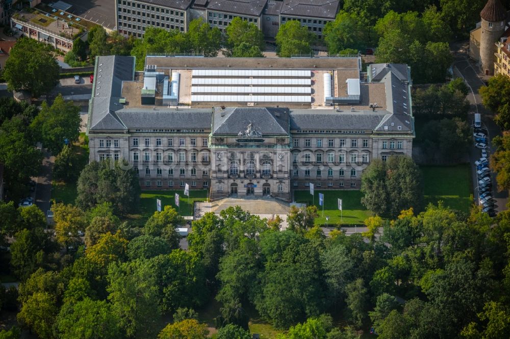 Luftbild Würzburg - Campus- Gebäude der Universität Neue Universität Würzburg in Würzburg im Bundesland Bayern, Deutschland