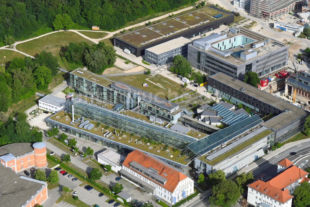 Luftbild Ingolstadt - Campus- Gebäude der Universität Technische Hochschule Ingolstadt (THI) in Ingolstadt im Bundesland Bayern, Deutschland