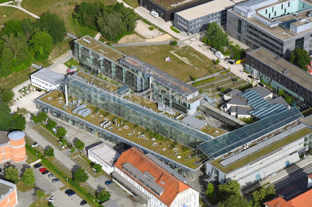 Luftaufnahme Ingolstadt - Campus- Gebäude der Universität Technische Hochschule Ingolstadt (THI) in Ingolstadt im Bundesland Bayern, Deutschland