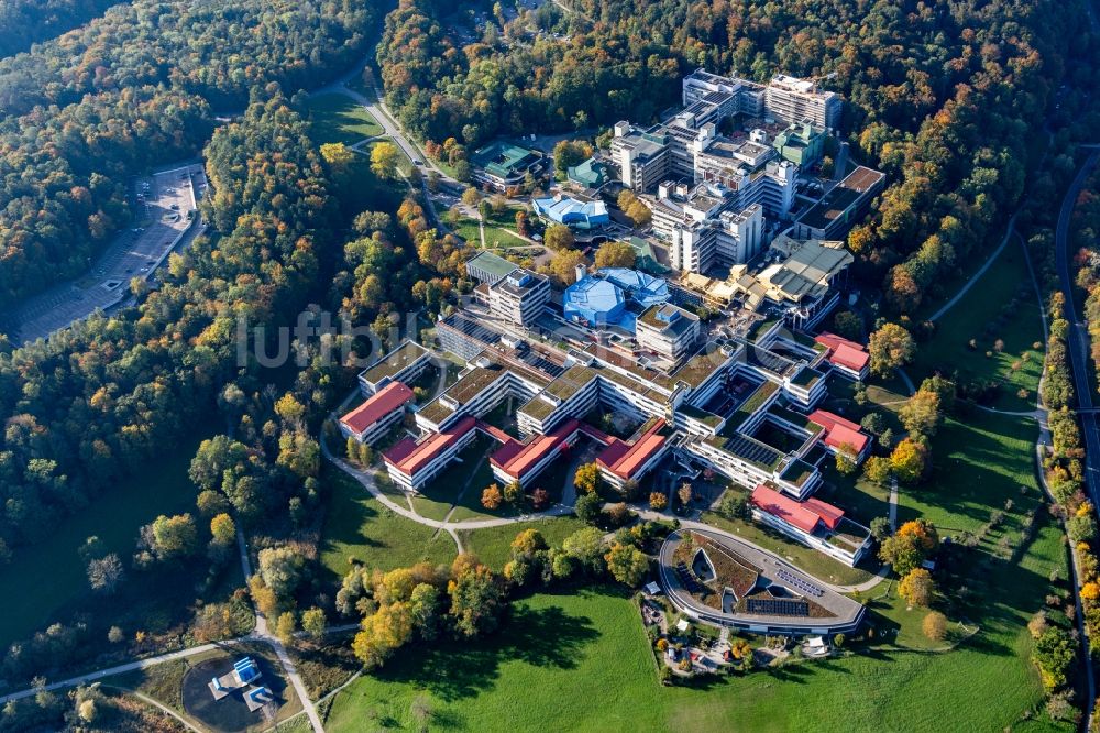 Luftaufnahme Konstanz - Campus- Gebäude der Universität Universität Konstanz im Ortsteil Egg in Konstanz im Bundesland Baden-Württemberg, Deutschland
